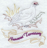 Nunavut - Rock Ptarmigan (Redwork)