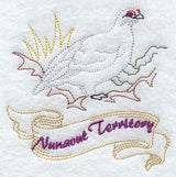 Nunavut - Rock Ptarmigan (Redwork)