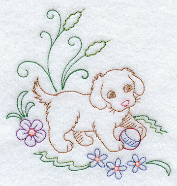 Sweet Dreams Puppy Corner - Facing Right