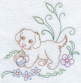 Sweet Dreams Puppy Corner - Facing Left