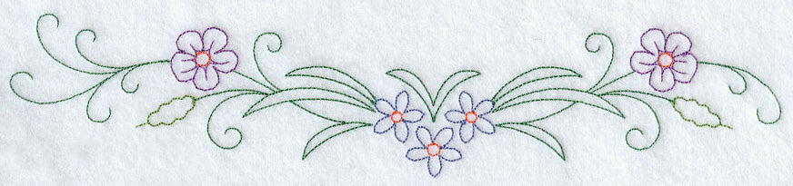 Sweet Dreams Puppy Border - Facing Left