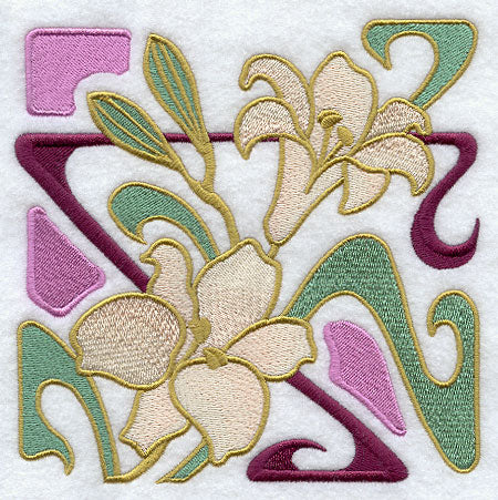 Arts and Crafts Lily Square