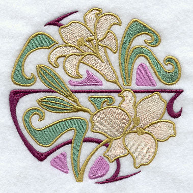 Arts and Crafts Lily Circle