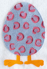 Easter Egg in Leopard Print