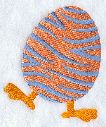 Easter Egg in Tiger Print