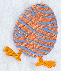Easter Egg in Tiger Print