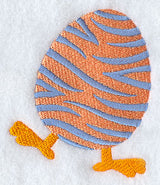 Easter Egg in Tiger Print