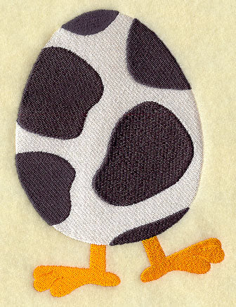 Easter Egg in Cow Print