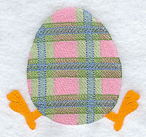 Easter Egg in Plaid