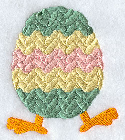 Easter Egg in Pastel Knit