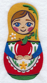 Matryoshka Doll with Apple