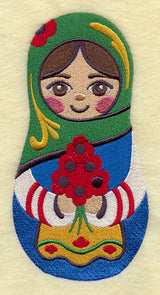 Matryoshka Doll with Poppies