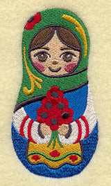 Matryoshka Doll with Poppies
