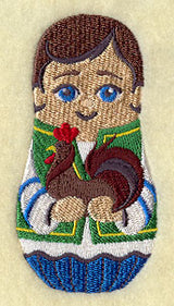 Matryoshka Doll with Rooster