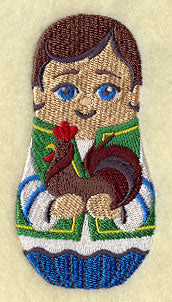 Matryoshka Doll with Rooster