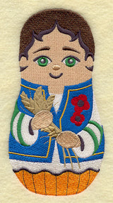 Matryoshka Doll with Wheat
