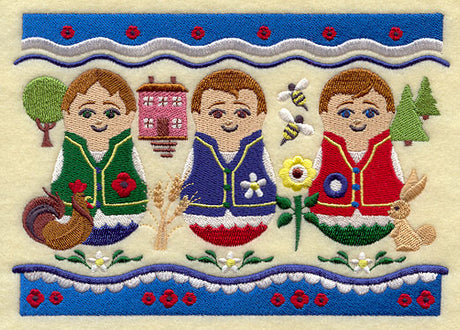 Matryoshka Doll Trio (Male)