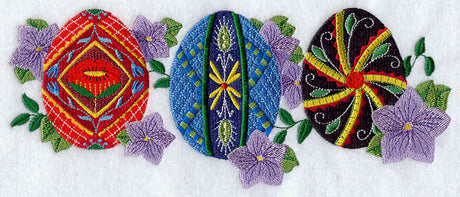 Pysanka Egg Trio