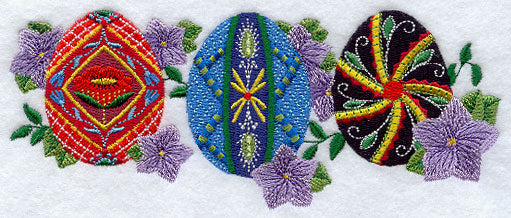 Pysanka Egg Trio