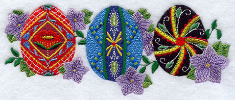 Pysanka Egg Trio