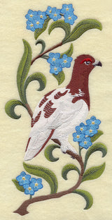 Alaska Willow Ptarmigan and Forget-Me-Not Medley