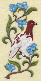 Alaska Willow Ptarmigan and Forget-Me-Not Medley