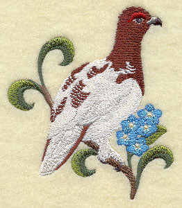 Alaska Willow Ptarmigan and Forget-Me-Not Medley
