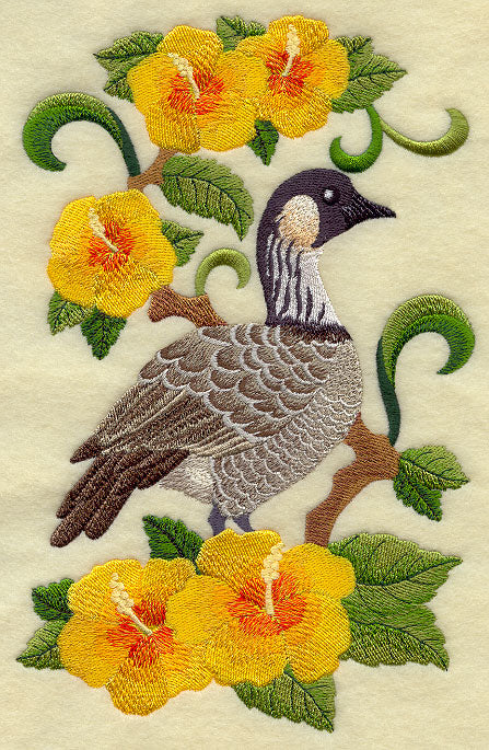 Hawaii Nene and Hibiscus Medley