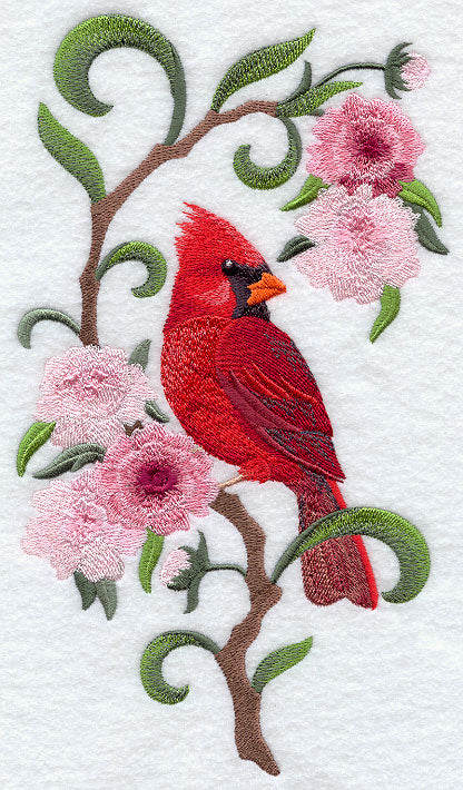 Indiana Cardinal and Peony Medley