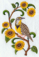 Kansas Western Meadowlark and Sunflower Medley
