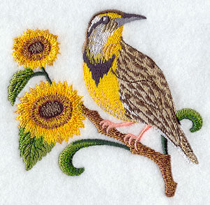 Kansas Western Meadowlark and Sunflower Medley