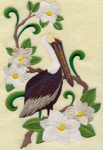 Louisiana Eastern Brown Pelican and Magnolia Medley