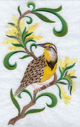 Nebraska Western Meadowlark and Goldenrod Medley