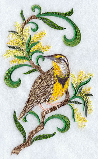 Nebraska Western Meadowlark and Goldenrod Medley