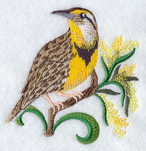 Nebraska Western Meadowlark and Goldenrod Medley