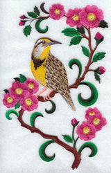 North Dakota Western Meadowlark and Prairie Rose Medley