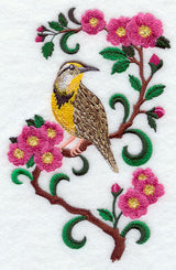 North Dakota Western Meadowlark and Prairie Rose Medley