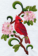 West Virginia Cardinal and Rhododendron Medley