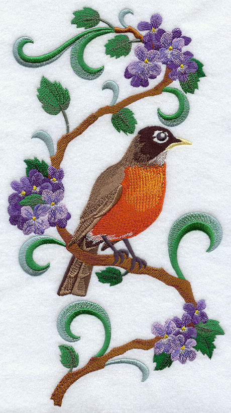 Wisconsin Robin and Wood Violet Medley