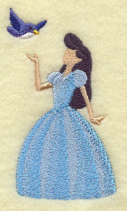 Snow White with Bluebird