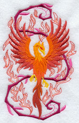 Phoenix in Fantasy Flames