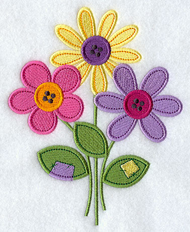 Button-Down Daisy Trio