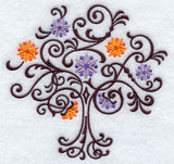 Filigree Tree with Flowers