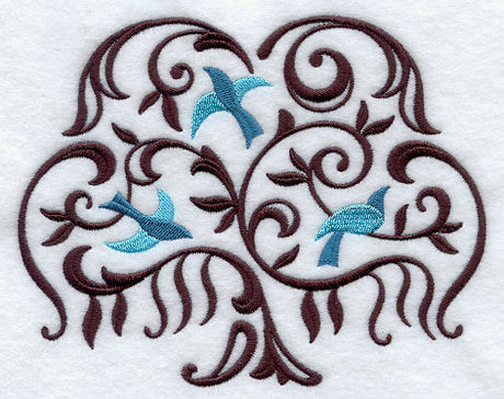 Filigree Tree with Birds