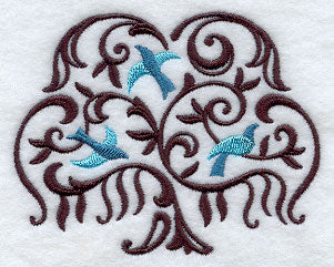 Filigree Tree with Birds