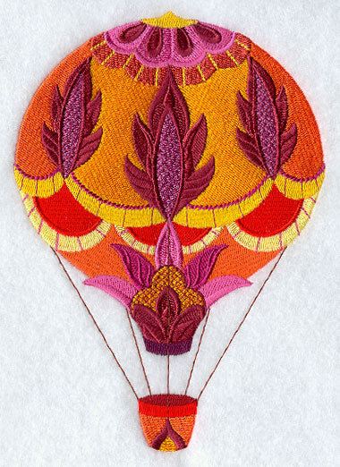 Flaming Bright Jacobean Balloon