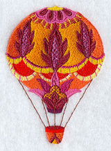 Flaming Bright Jacobean Balloon