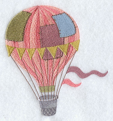 Patchwork Balloon and Thimble Basket