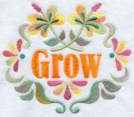 Spring into Color and Grow Circle