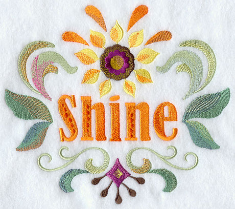 Spring into Color and Shine Circle
